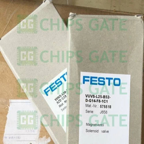 1 pe?a nova em folha v¨¢lvula solen¨®ide FESTO VUVS-L25-B52-D-G14-F8-1C1 envio r¨¢pido