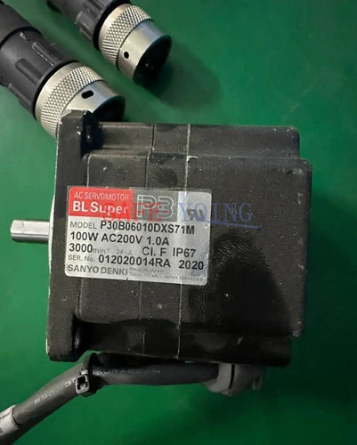 ONE USED SANYO DENKI SERVO MOTOR P30B06010DXS71M