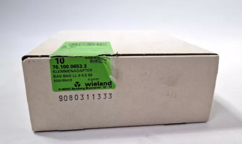 (19,90€/Einheit) 4x Wieland 70.100.0653.3 Klemmenadapter BAS BAS LL 6 4,0 50