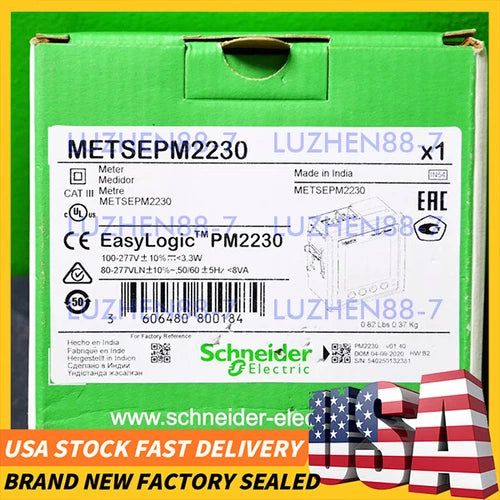 New Sealed Schneider METSEPM2230 Free Shipping
Opens in a new window or tab