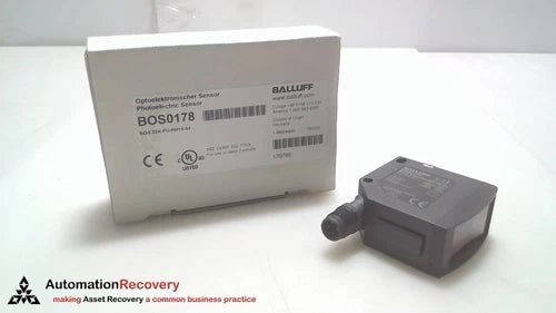 BALLUFF BOS0178, DIFFUSE SENSOR W/BKGD SUPPRESSION, BOS 23K-PU-RH10-S4,  #299853