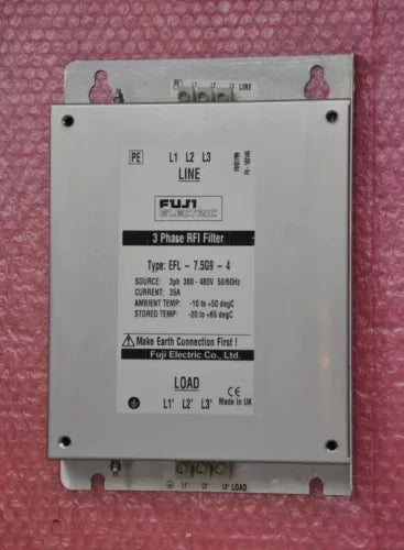 FUJI Electric 3 Phase RFI Filter  Typ: EFL-7.5G9-4