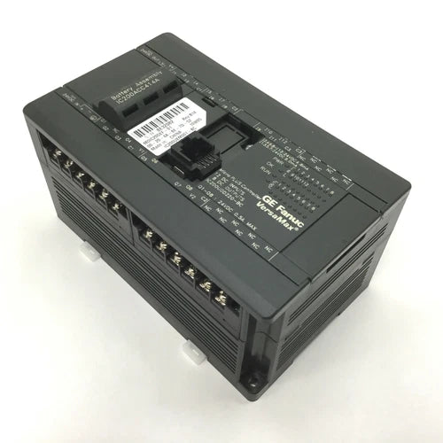 GE Fanuc IC200UDD220-BC Micro PLUS Controller W/ IC200UEM001-BC Ethernet Module