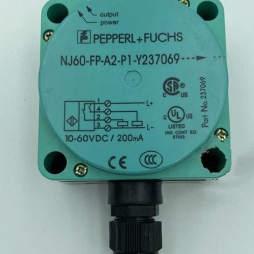 NEW PEPPERL+FUCHS NJ60-FP-A2-P1-Y237069 Proximity Switch Sensor