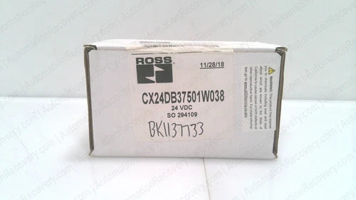 ROSS CX24DB37501W038, 2/2 SINGLE SOLENOID, NEW #280987