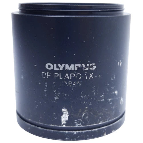 Olympus DF PLAPO 1X-4 Objective Stereo Microscope Lens, WD=81mm, *Scratches*