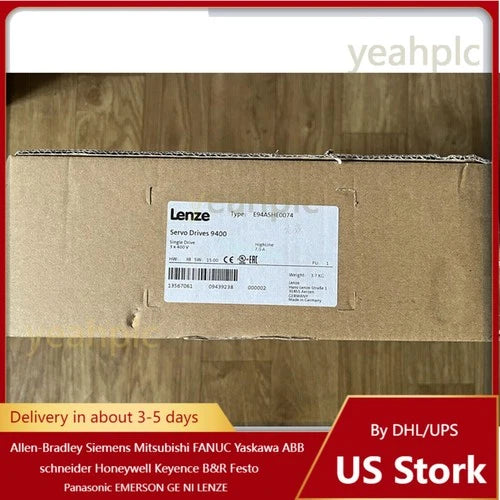 Lenze Single Drive E94ASHE0074 Inverter Servo Drive, For Parts/Repair