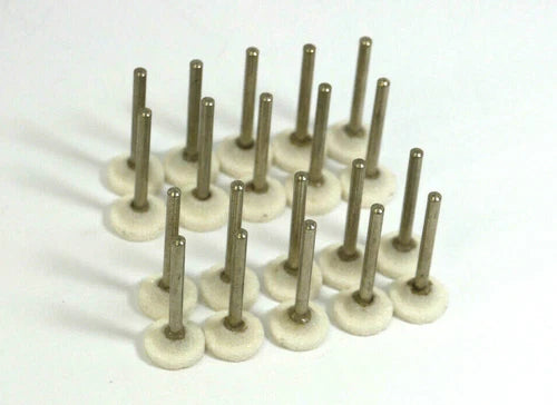 20x Schleifstift weiss Ma?e Kopf ? 13 x H?he 5,7mm Schaft ? 3 x Gesamtl?nge 35mm