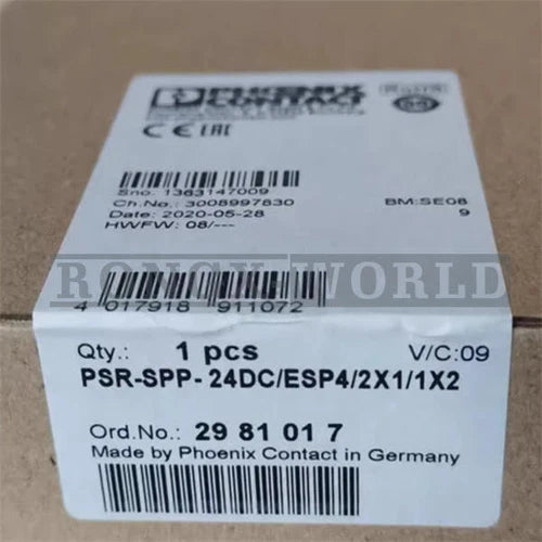 ONE Phoenix Contact safety relay PSR-SPP-24DC/ESP4/2X1/1X2 2981017 NEW
