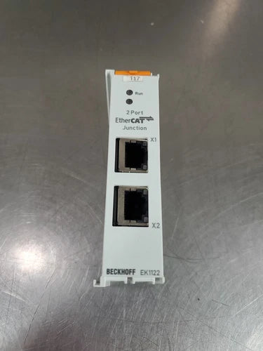 BECKHOFF EK1122 2-Port EtherCAT Junction Module.                           3D-43
