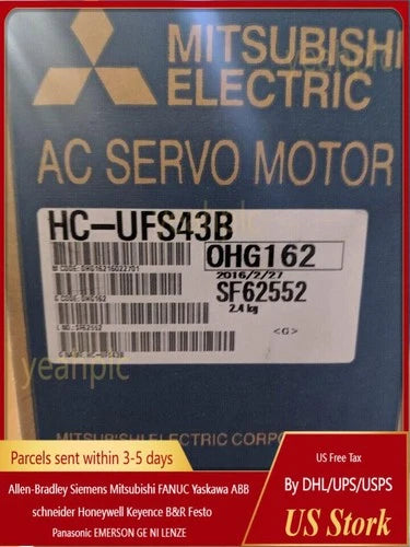 HC-UFS43B New Sealed Mitsubishi Servo Motor HC-UFS43B IPCS
