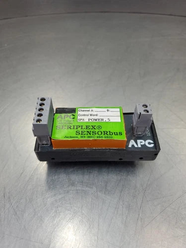 APC SPX-POWER.5 SERIPLEX SENSORbus Control Bus Module.                    4E-35