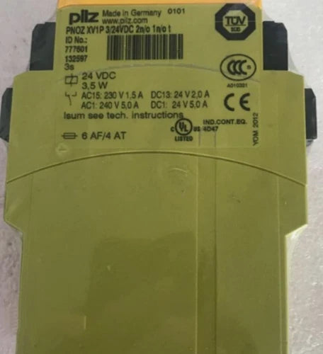 NEW Pilz 777601 PNOZ XV1P 3/24VDC 2n/o 1n/o t safety relay