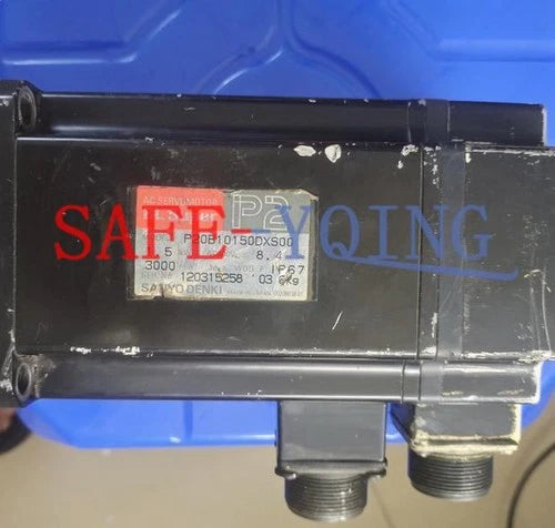 1PCS Used Sanyo servo motor P20B10150DXS00