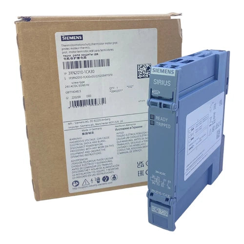 Siemens 3RN2010-1CA30 ?berwachungsrelais 1-poliger Wechsler 24V AC/DC 50/60 Hz