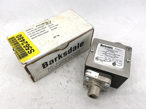 Novo interruptor de press?o Barksdale E1H-H90-F2 1000PSI .207-6.21 BAR 69.0 BAR 10A 600V