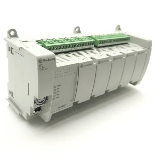 Allen Bradley 2080-LC30-48QBB Micro 830 PLC, 48x I/O, 5x Plug-in Modules, 24VDC