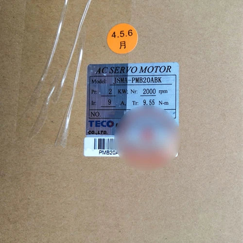 1PCS NEW TECO AC Servo Motor JSMA-PMB20ABK 2kw #F3