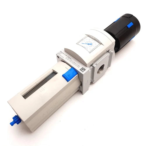 Festo MS6-LFR-1/2-D6-C-R-M-AS-Z Filter Regulator, Input: 300psi, Output: 105psi