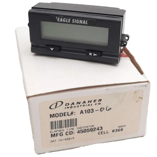 Danaher A103-006 Electronic Counter 7-Digit, 115-230VAC, 68mm x 33mm Panel