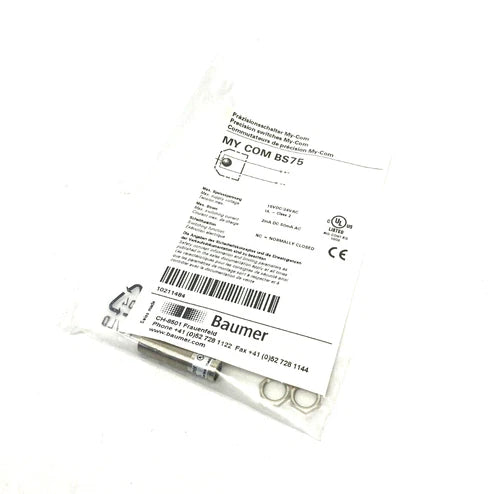 Baumer MY-COM BS75 My-Com fun??o de quebra interruptor de precis?o NC mec?nico 10211484