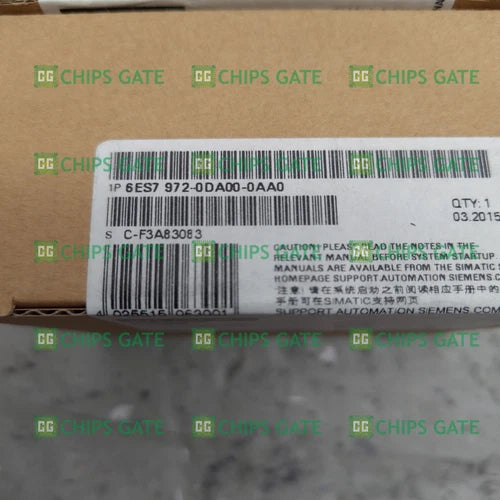 1 pe?a nova em folha Siemens 6ES7972-0DA00-0AA0 m¨®dulo 6ES7 972-0DA00-0AA0 envio r¨¢pido