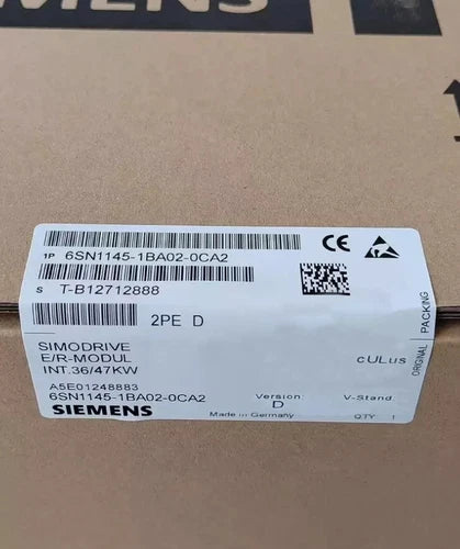 6SN1145-1BA02-0CA2 New SIEMENS SIMODRIVE 611 Digital Control 6SN1145-1BA02-0CA2