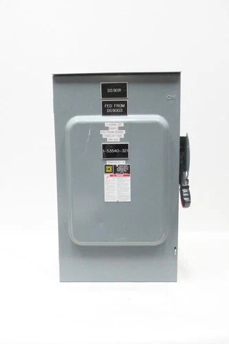 Square D CH364RB Fusible Disconnect Switch 3p 200a Amp 600v-ac 600v-dc