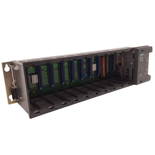 Siemens TI305-04B Programmable Controller w/ Power Supply 10-Slot, 115/230VAC