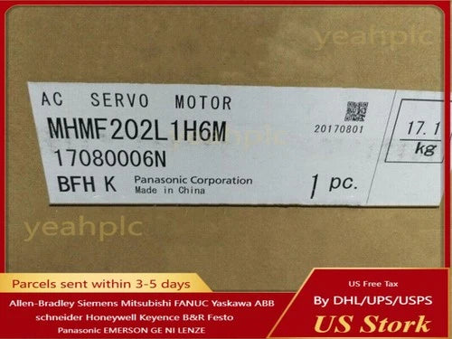100% New Original Panasonic MHMF202L1H6M AC Servo Motor Via Expedited Ship