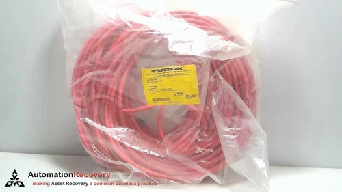 TURCK RJ45 RJ45 440RD-50M, ETHERNET CABLE ASSEMBLY, U-96402, NEW #296425