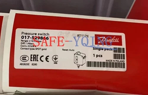 1PCS NEW DANFOSS RT117E 017-529866 Pressure Switch