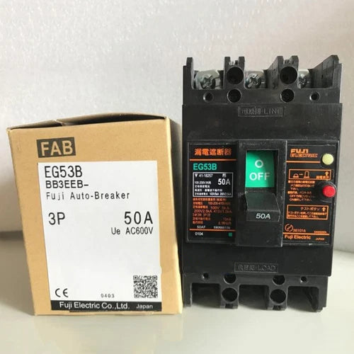 Fuji EG53B 1PC New 3P 50A Auto-Breaker Free Shipping