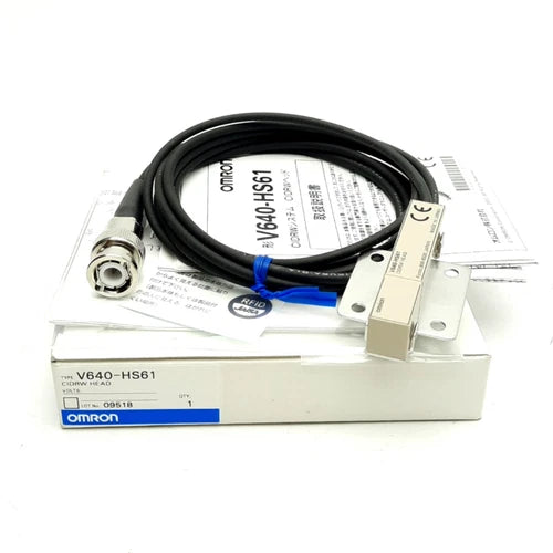 Omron V640-HS61 CIDRW RFID Head, 134kHz Frequency, 2m Coaxial Cable