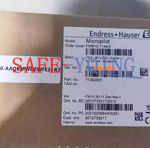 1PC Endress+Hauser FMR10-AAQBMWDEWFE2+R7 radar level sensor New