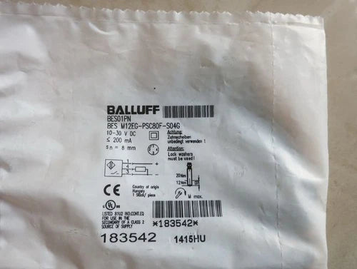 One New BALLUFF BES M12EG-PSC80F-S04G Proximity Sensor
