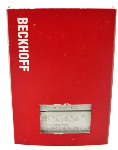 Beckhoff Busklemme , 4-Kanal-Analog-Eingang | KS3454