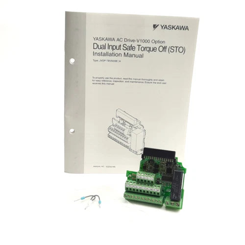 Yaskawa JVOP-TBVA03BAA Dual Input Safe Torque Off, For V1000 AC Drives, 24V DC