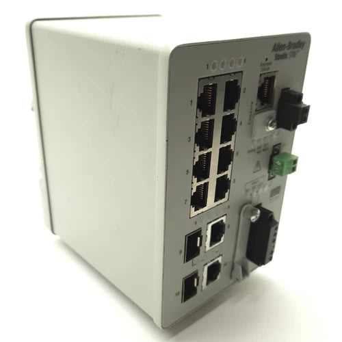 Allen Bradley 1783-BMS10CA Ser A Stratix 5700 Ethernet Switch 10 Ports 12-48V