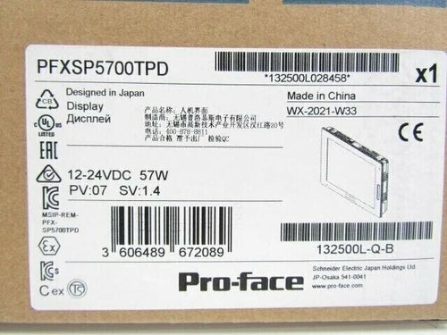 PFXSP5700TPD NEW PROFACE PFXSP5700TPD Pro Face Touch Screen
