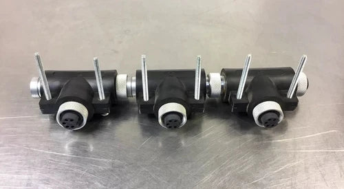 Allen Bradley Tee 5 Pin Female Cable Connector (Lot of 3).   Loc.3A