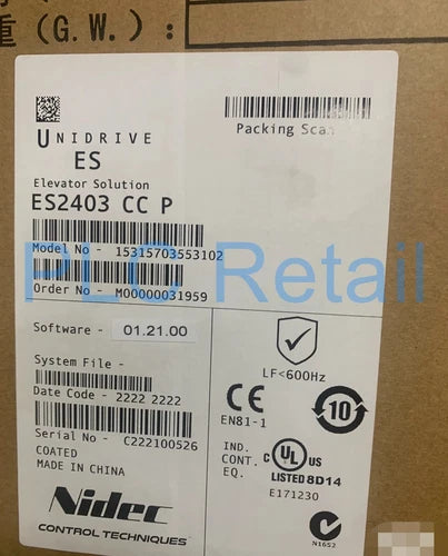 NEW NIDEC/ EMERSON frequency converter ES2403 FedEx or DHL
