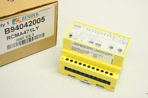 BENDER B94042005 RCMA 471 LY  Differenzstrom ¨¹berwachung Rest Strom OVP