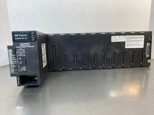GE Fanuc 10-Slot PLC Base E157515 & Power Supply IC693PWR330F   3D-12