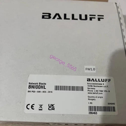 1piece new balluff BNI00HL BNI PG3-508-0C5-Z015 Module Fedex or DHL