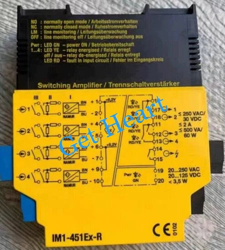 TURCK IM1-451EX-R Isolation Switching Amplifiers 7541188  FedEx or DHL or UPS