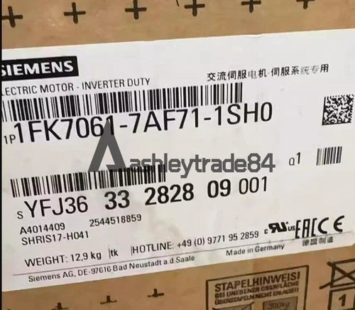 ONE NEW SIEMENS SERVO MOTOR 1FK7061-7AF71-1SH0