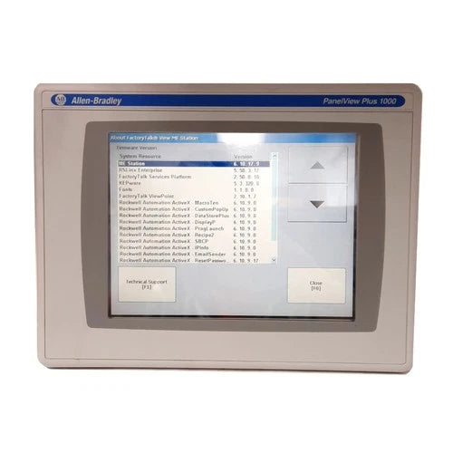 Allen Bradley 2711P-T10C4D8 PanelView Plus 1000 HMI Display Module 10.4in 24VDC