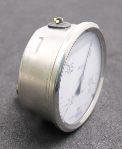 WIKA Glycerin Einbaumanometer -1,0-0,6bar G1/2B ? 100mm Anschlu? hinten Cl 1.0