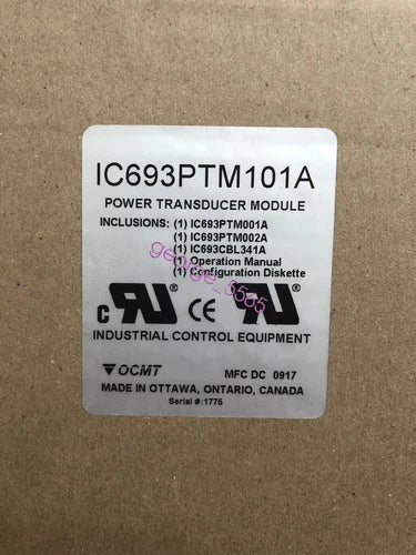 1PS New For GE Fanuc IC693PTM101A Power Transducer Module Fedex or DHL